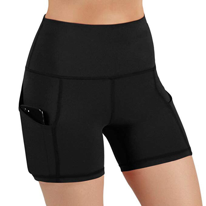 Women's Yoga Gym Shorts Quick Dry Sprinters Shorts with Pocket